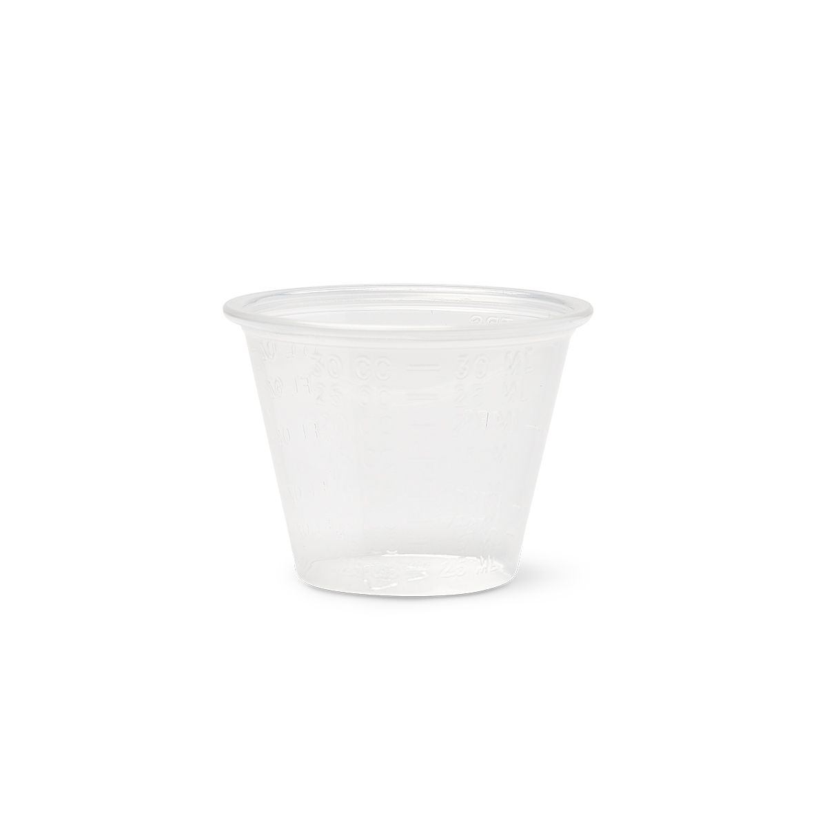 Alliance Graduated Plastic Medicine Cup; 1 oz. (30 mL)