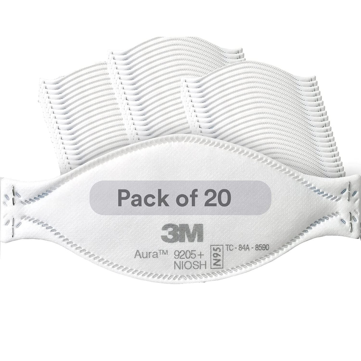3M® N95 Flat Fold Fluid-Resistant Face Mask