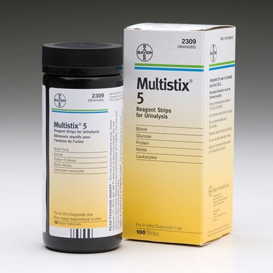 Siemens® Urinalysis Reagent Urine Test Strips; Multistix 5 - 5 Parameters