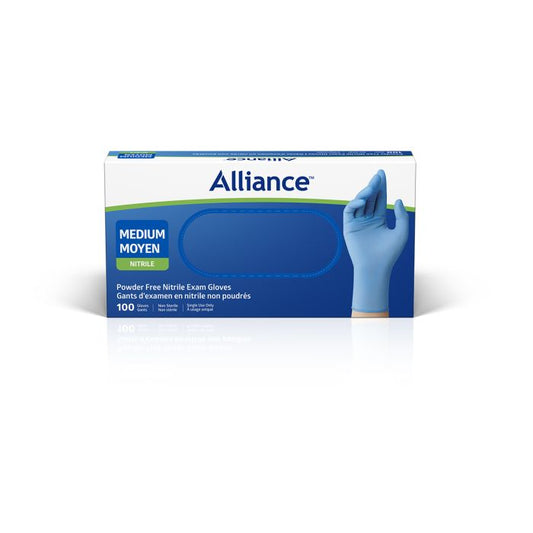 Alliance Powder-Free Nitrile Exam Glove, Blue