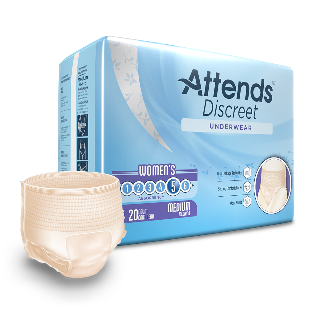Attends® Discreet Women's Incontinence Underwear
