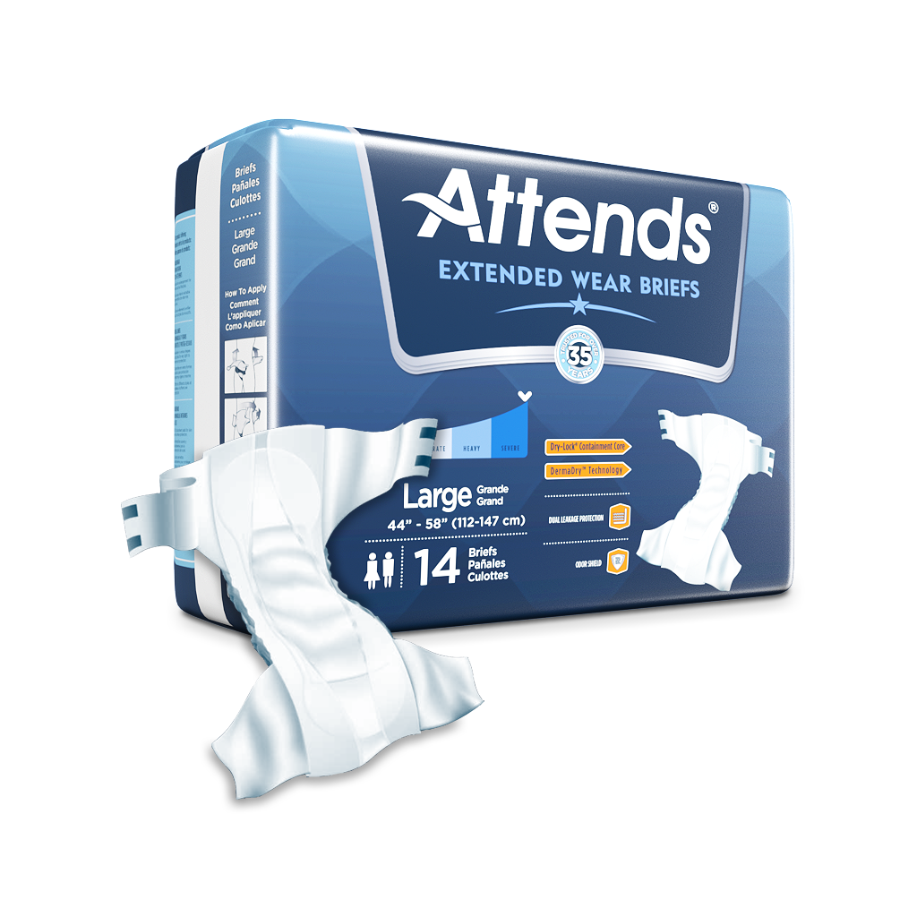 Attends® Overnight Briefs