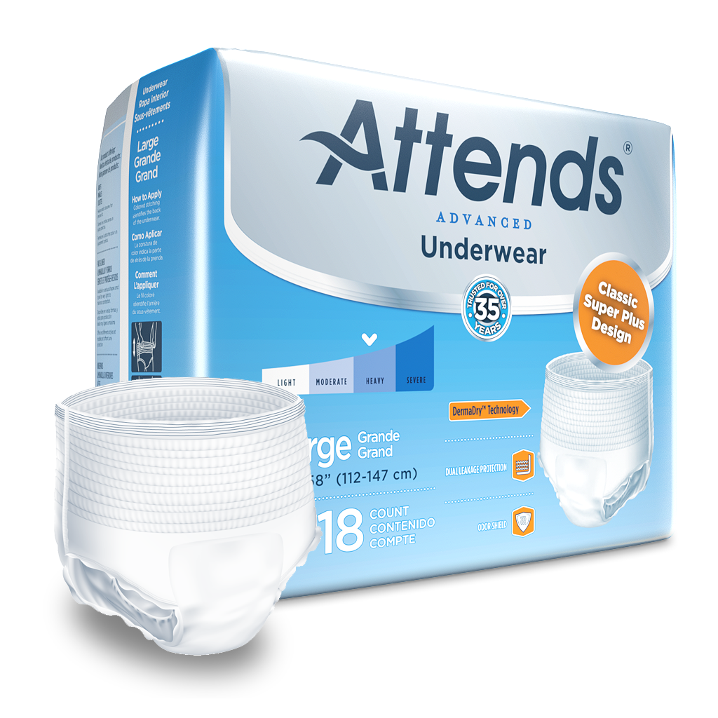 Attends® Ultimate-Absorbency Incontinence Underwear