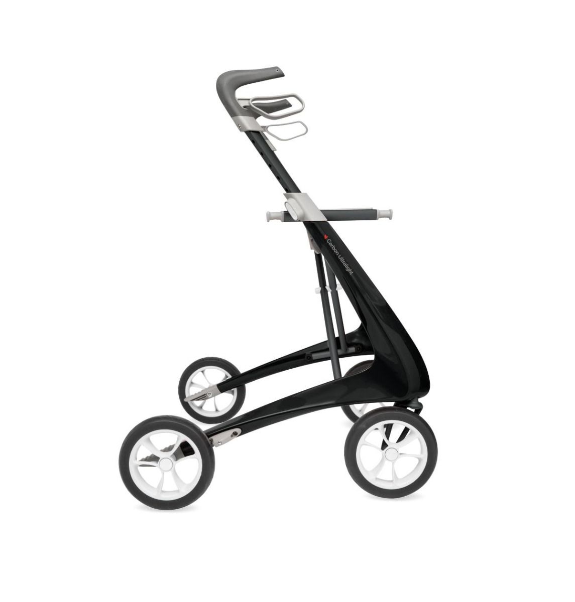 byACRE Carbon Fiber Rollator - Black, Large