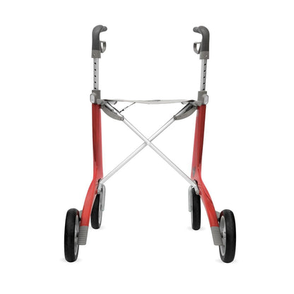 byACRE Carbon Fiber Rollator - Red, Medium