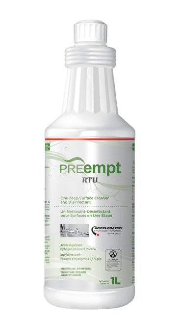 PREempt™ Virox 1-Step Surface Disinfectant; 1 L, Spray Bottle