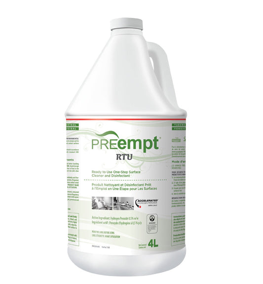 PREempt™ Hydrogen Peroxide Disinfectant; 4 L, Bottle
