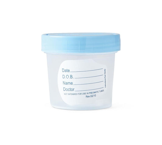 Medline General-Use Specimen Container; 4 oz., with Sterile Fluid Pathway