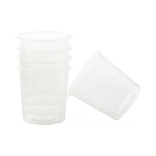 Medline Non-Sterile Graduated Plastic Medicine Cup; 2 oz. (60 mL)