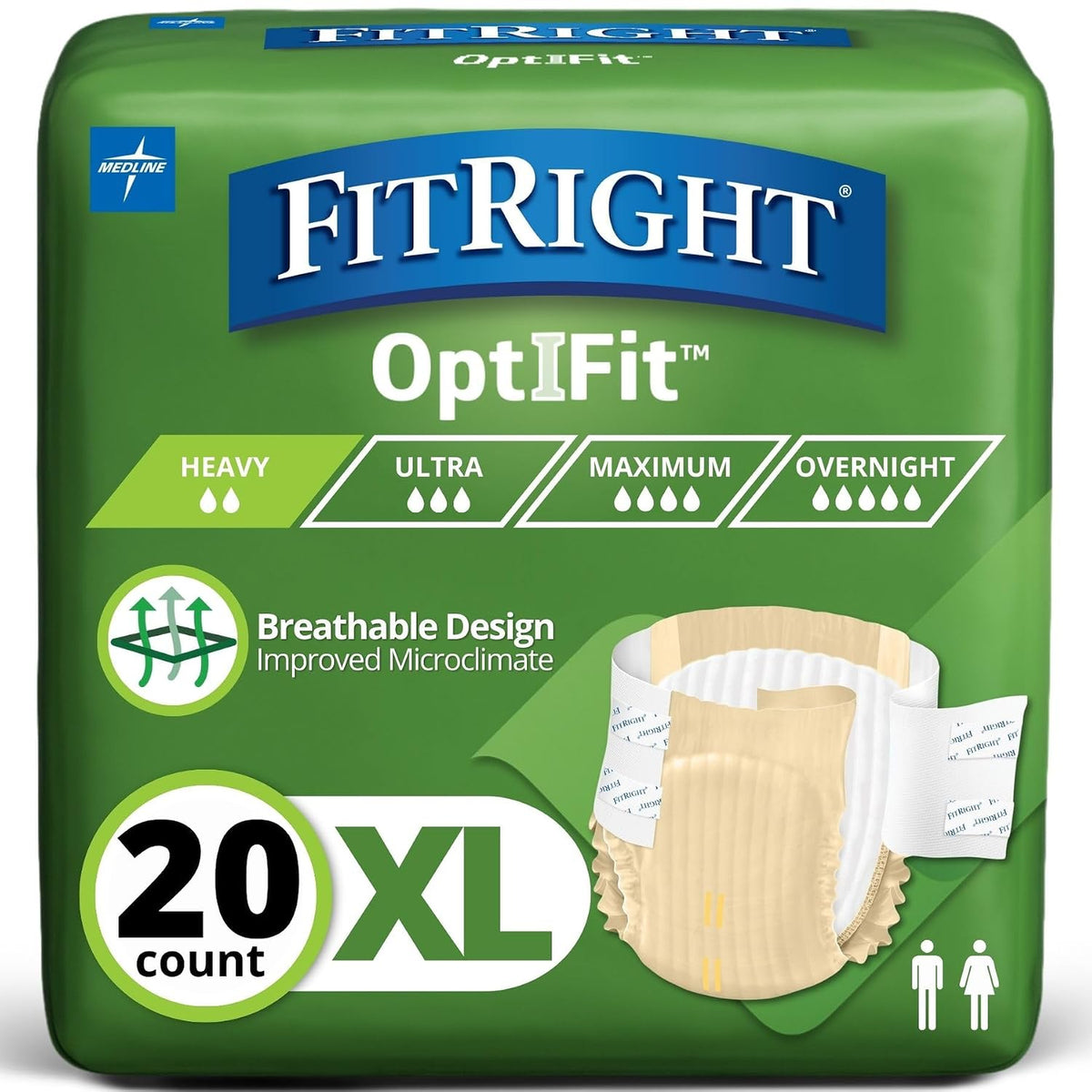 FitRight® Extra Incontinence Briefs