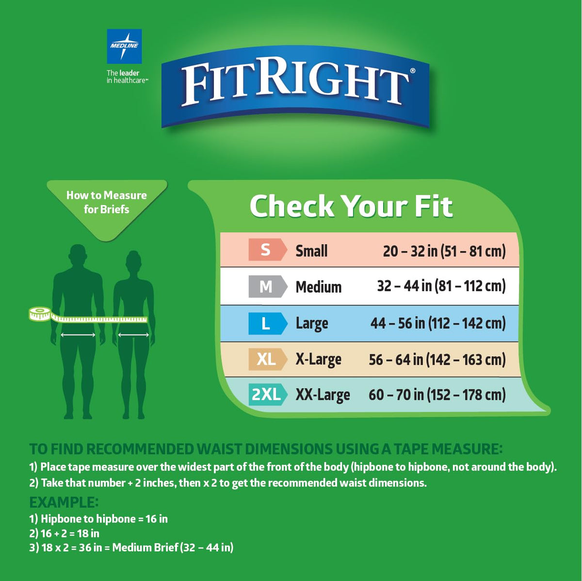FitRight® Extra Incontinence Briefs