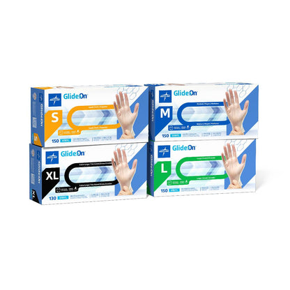 Glide-On® Vinyl Glove, Clear