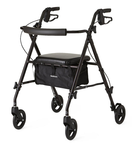 Medline Aluminum Superlight Rollator - Black