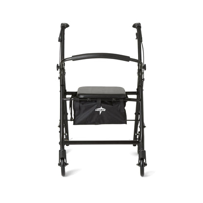 Medline Basic Rollator - Black, 6" Wheels