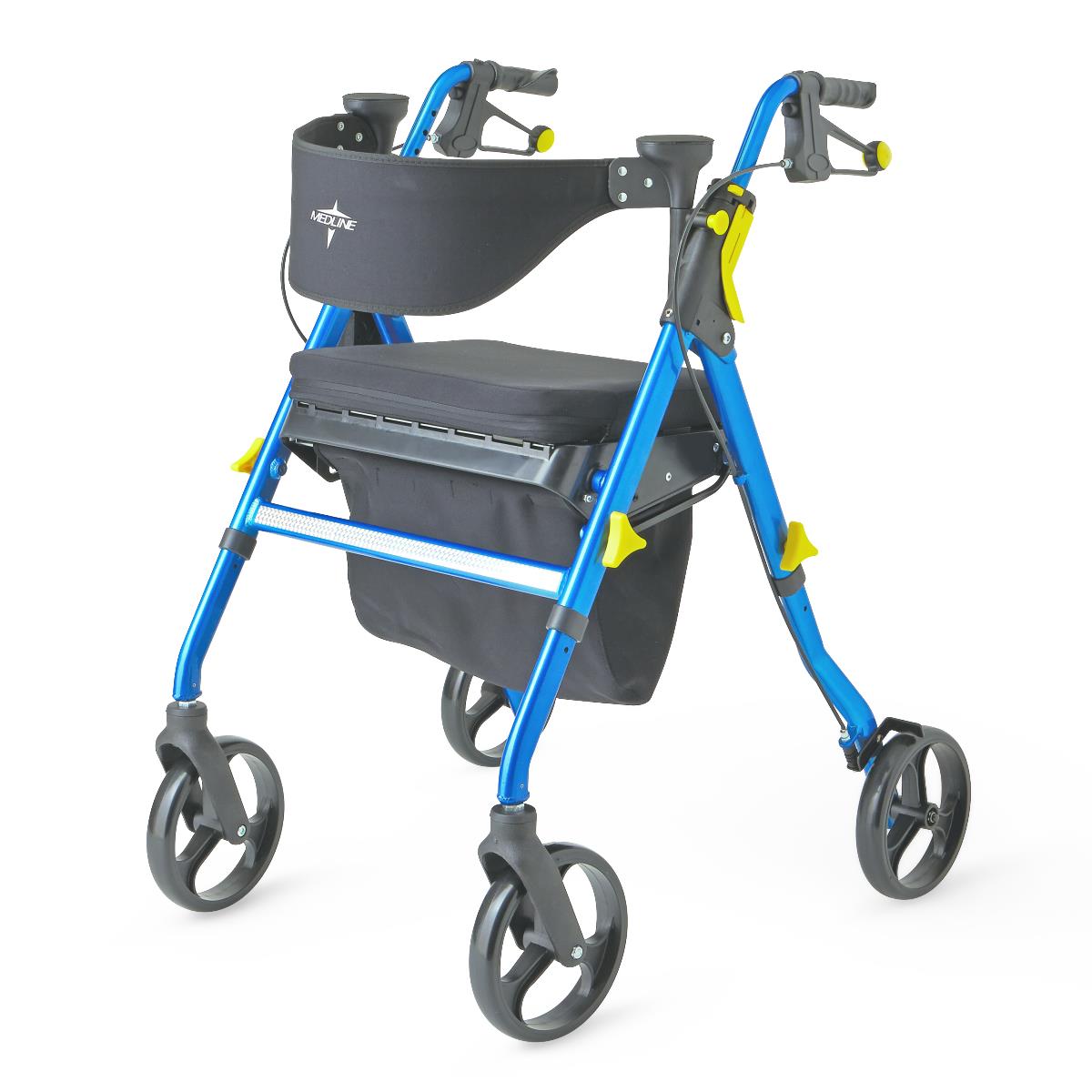 Medline Empower Rollator with Padded Backrest