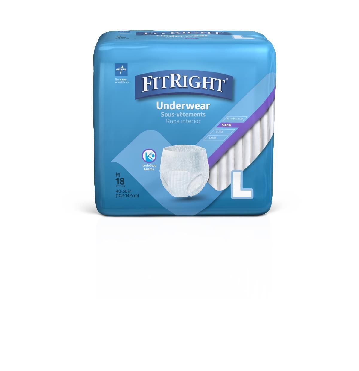 Medline Protection Plus Super-Absorbent Adult Underwear