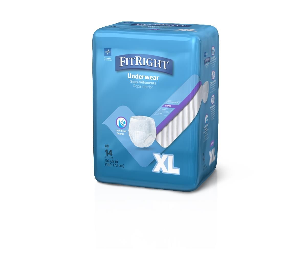 Medline Protection Plus Super-Absorbent Adult Underwear
