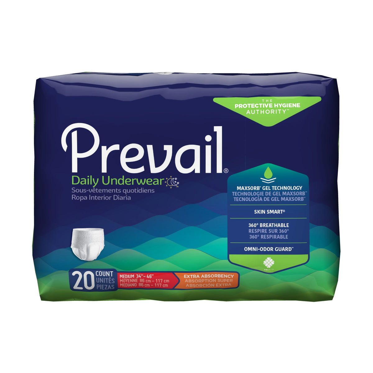 Prevail® Extra-Absorbency Incontinence Underwear