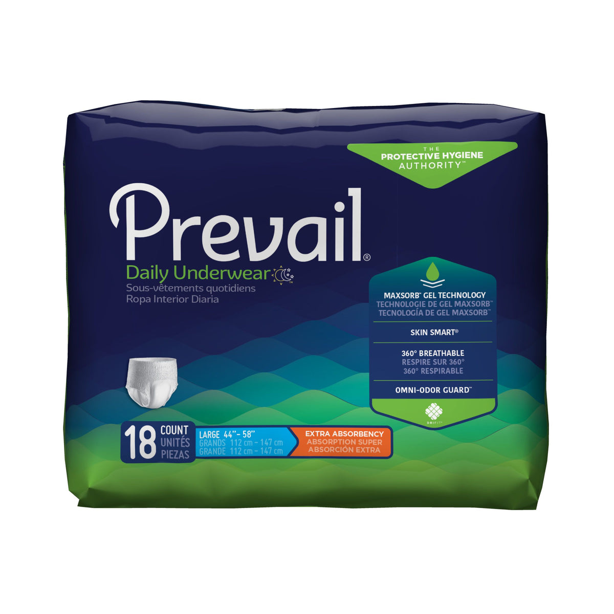 Prevail® Extra-Absorbency Incontinence Underwear