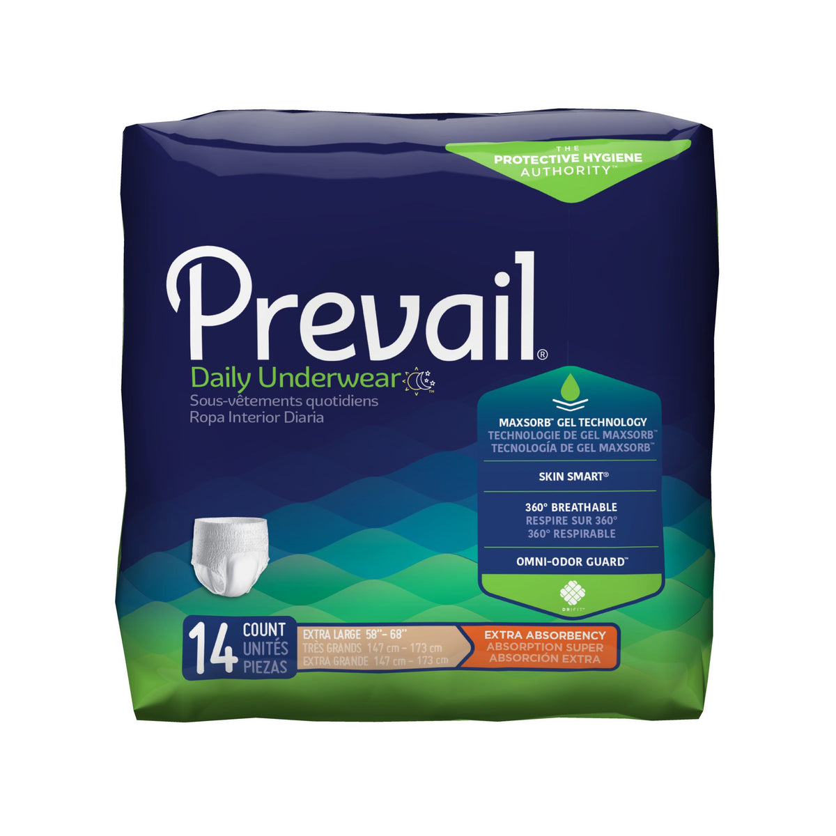 Prevail® Extra-Absorbency Incontinence Underwear