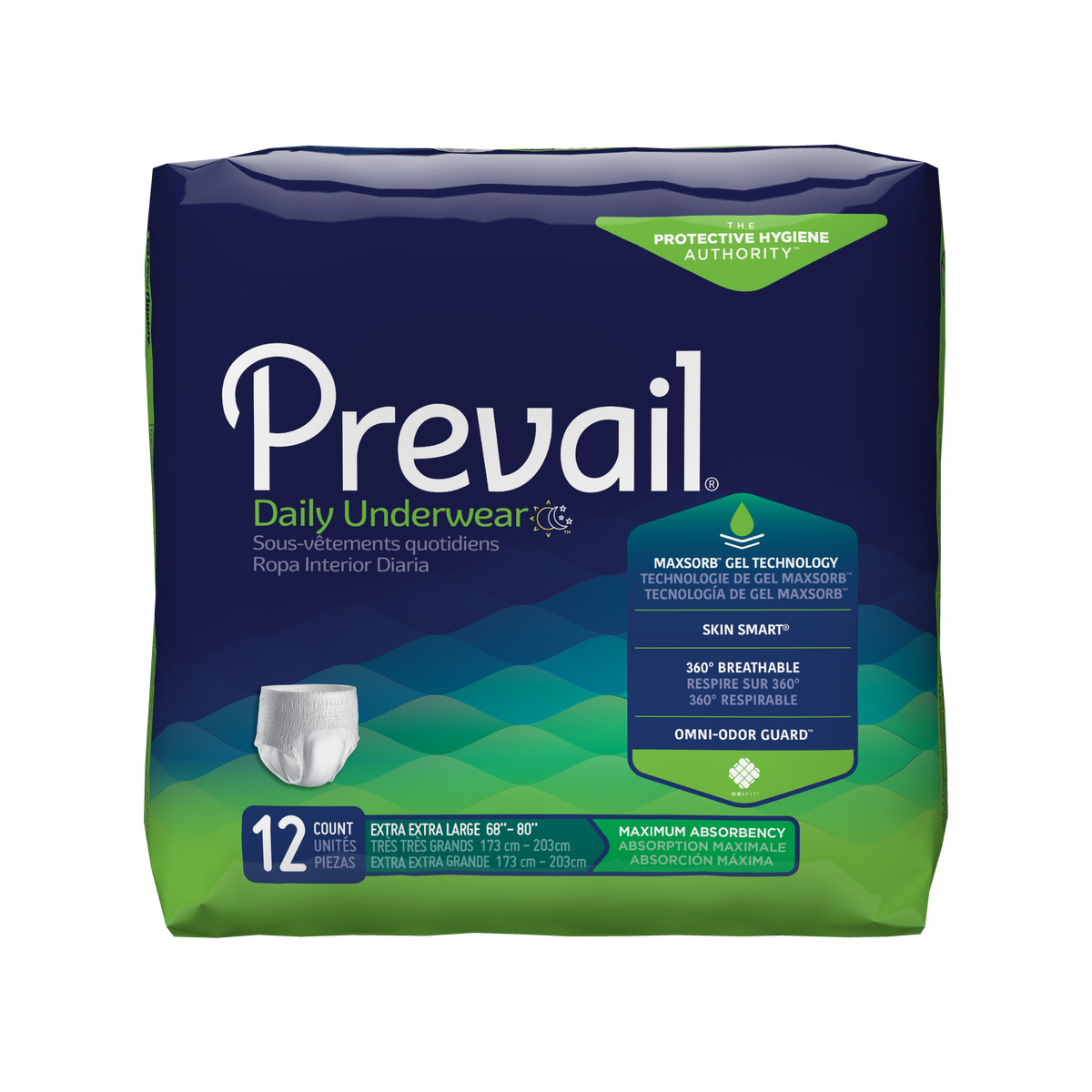 Prevail® Extra-Absorbency Incontinence Underwear