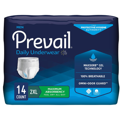 Prevail® Maximum-Absorbency Incontinence Underwear for Men