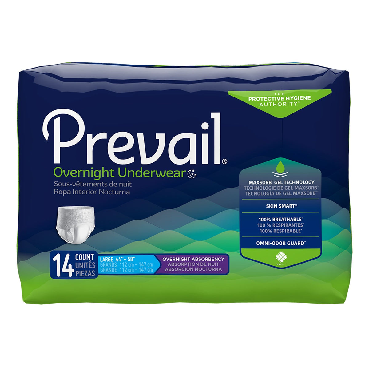 Prevail® Overnight Incontinence Underwear