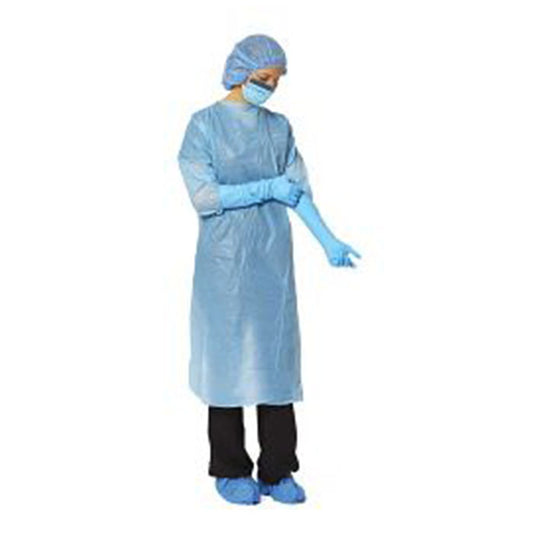 Medline Disposable Impervious Poly Isolation Gown