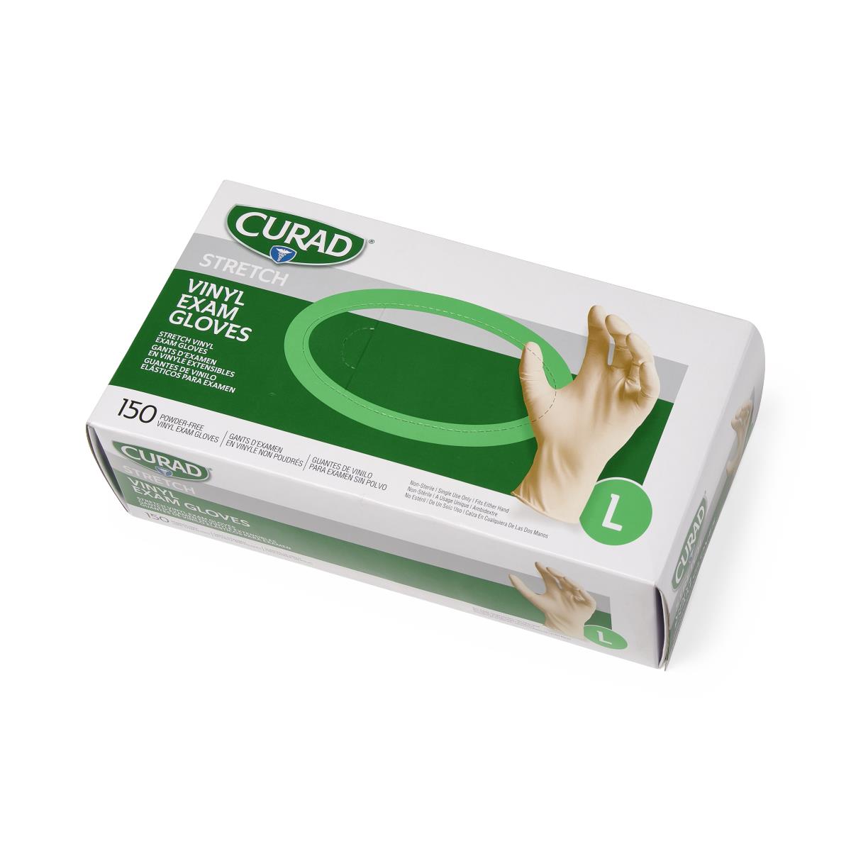 CURAD® Stretch Vinyl Glove, Cream