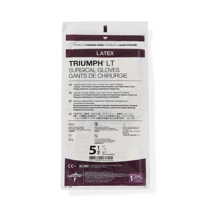Triumph® LT Sterile Latex Surgical Glove, Beige