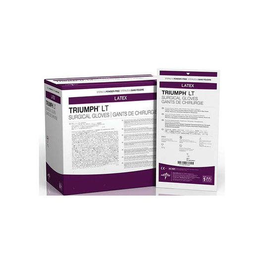 Triumph® LT Sterile Latex Surgical Glove, Beige