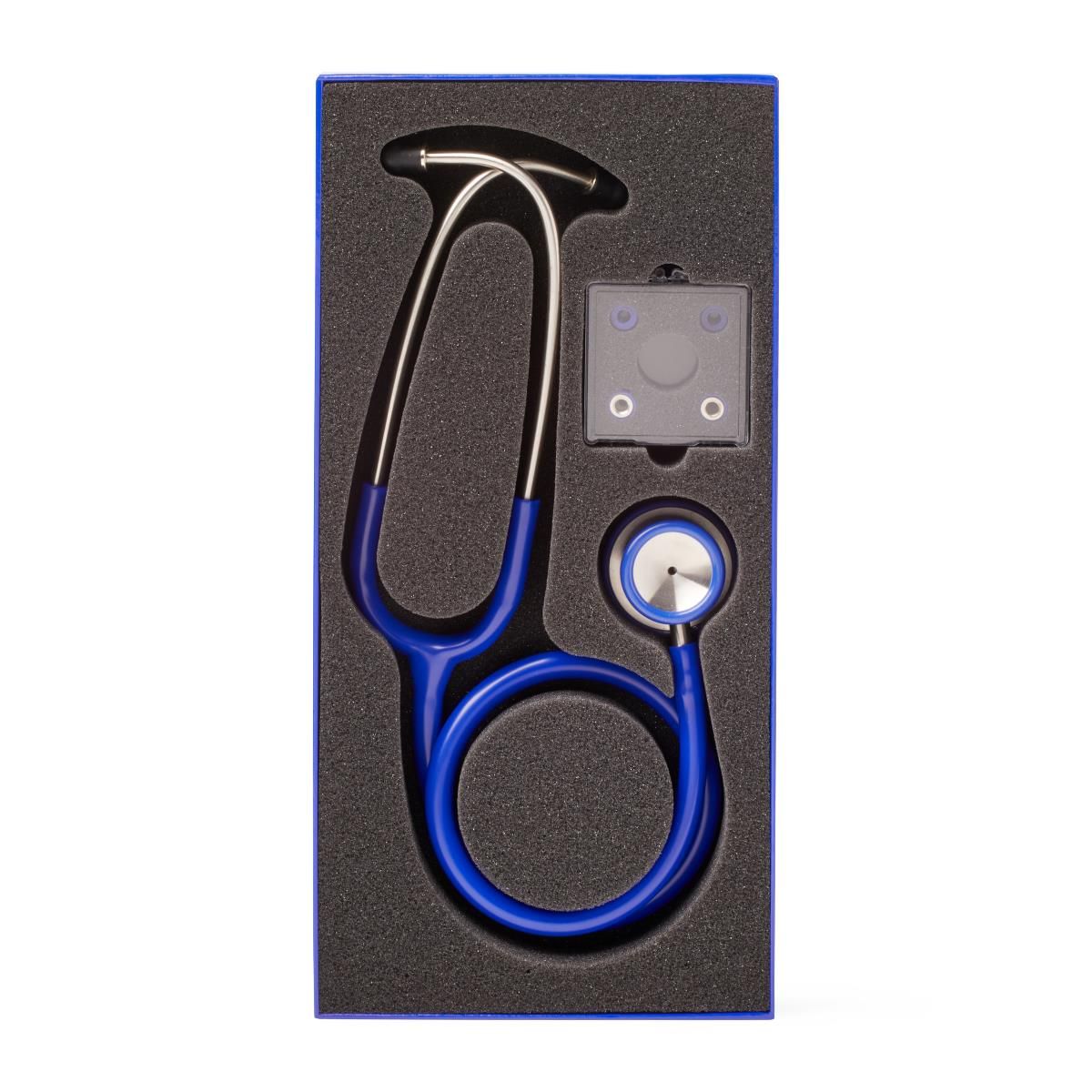 Medline Elite Dual-Head Stainless-Steel Stethoscope, 22" (56 cm)