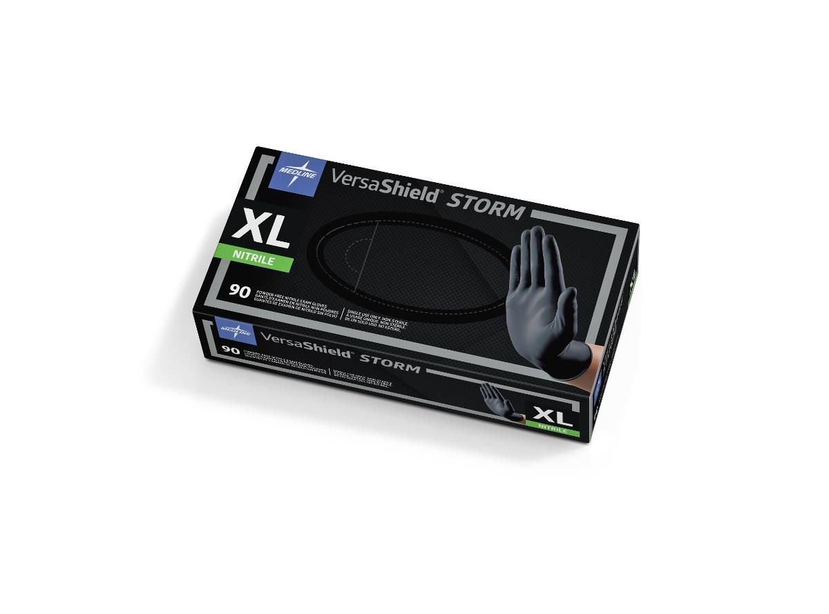 VersaShield® Storm Nitrile Glove, Black