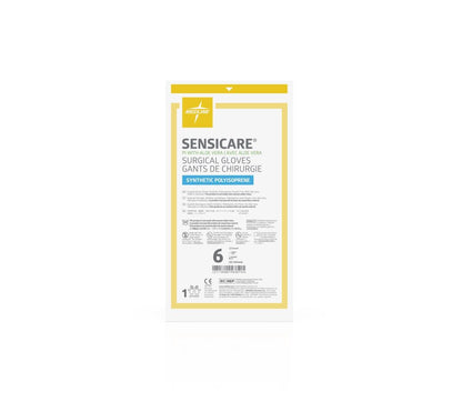 SensiCare® PI Sterile Polyisoprene Surgical Glove with Aloe, White