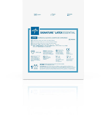 Signature™ Essential Sterile Latex Surgical Glove, White